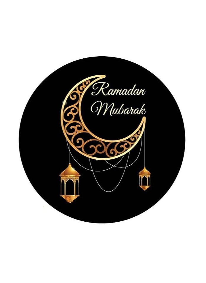 PRINTSHOP4ME - Ramadan Mubarak Vinyl Stickers for Gift Wrapping Design 6 - Image 1