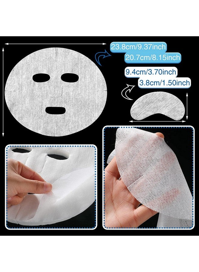 Calitate24 20Pcs Face Mask Sheet Cotton Facial Sheet Mask Deep Cleansing Enlarged Diy Cosmetic Spa Mask Sheet - Image 2