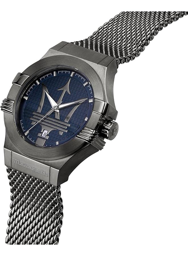 Maserati Potenza 42 Mm Men Watch Grey Quartz Movement - Image 2