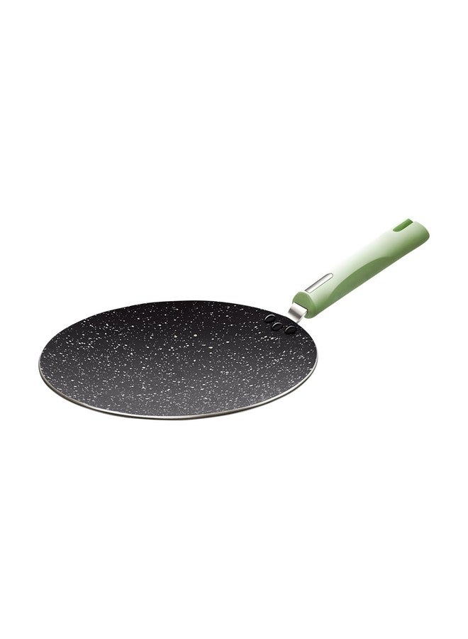 Nirlep NutriHealth Dosa Tawa 32 cm I Patented Silver Ion Coating I Metal-Spoon Friendly I I Soft Touch Handle I Multi-Purpose Non-Stick Tawa for Dosa, Uttapam and Pancake I 18M Guarantee - Image 1
