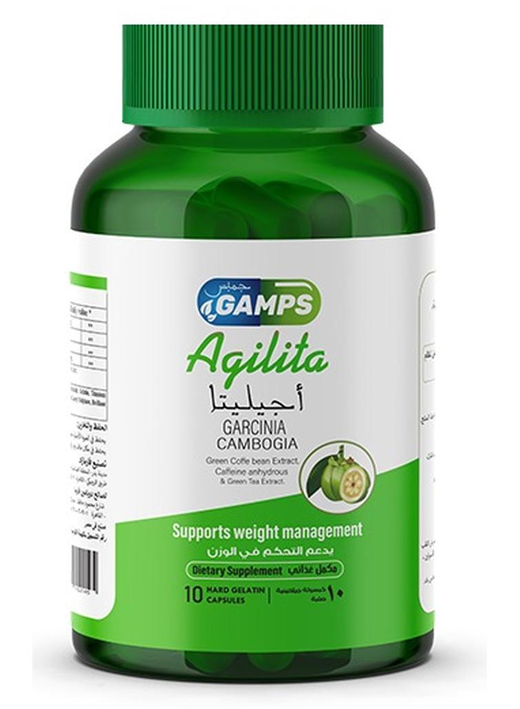 جمبس أجيليتا مكمل غذائي لحرق الدهون وزيادة الطاقة – أجيليتا جارسينيا كامبوجيا (10 كبسولات) - Image 1