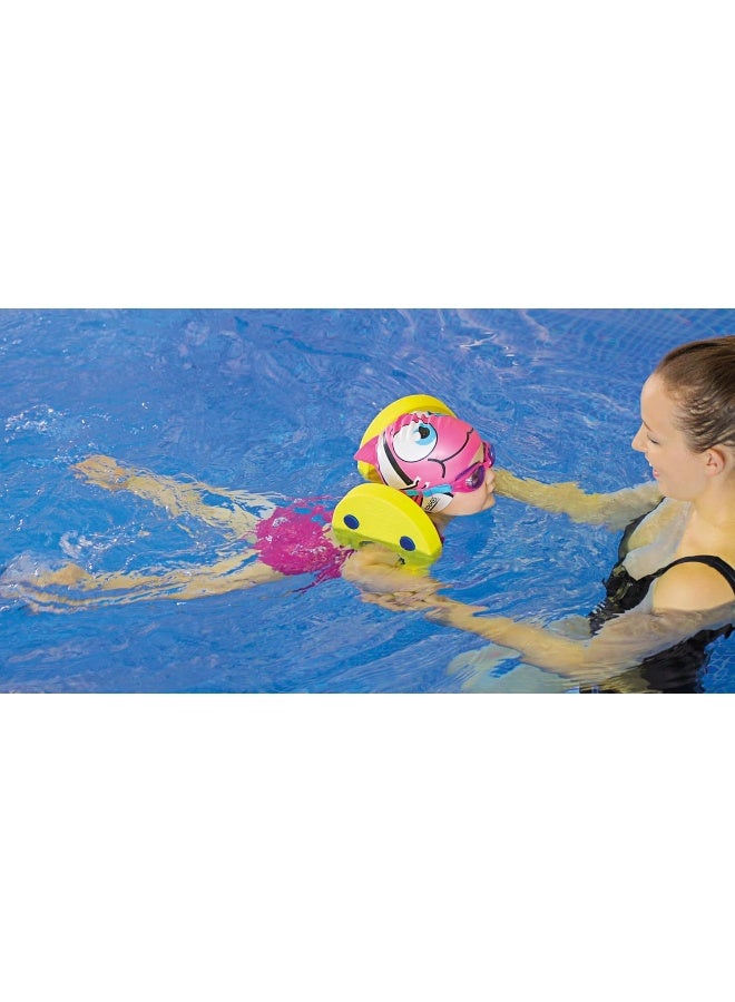 Zoggs Float Discs 4pcs Set for Kids Ages 2 to 6 | Foam Swim Arm Bands with Removable Layers | Puncture-Free and Lightweight Water Float Aids | Supports Up to 25kg | 465361 - Image 5