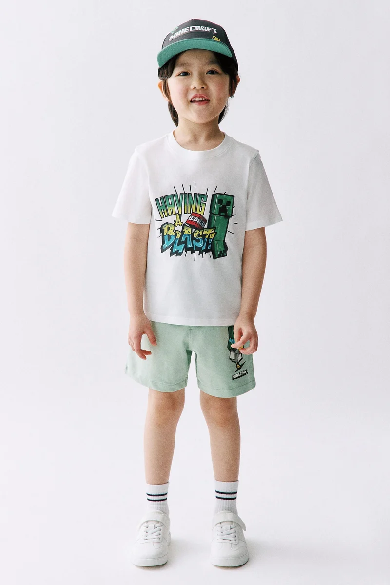 H&M Printed sweatshorts