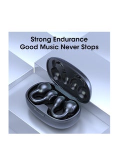 Mezone CLIPPER OWS Bluetooth Wireless Earphones With Intelligent Noise Reduction, HiFi Stereo Sound Effect & Touch Control, Black  - Image 3