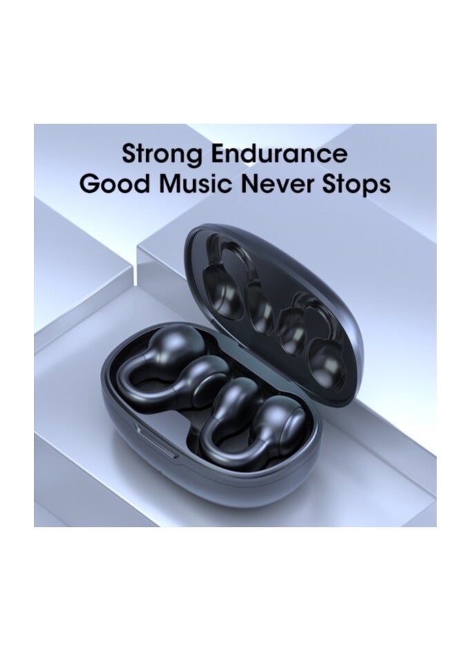 Mezone CLIPPER OWS Bluetooth Wireless Earphones With Intelligent Noise Reduction, HiFi Stereo Sound Effect & Touch Control, Black - Image 3