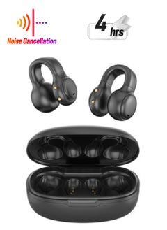 Mezone CLIPPER OWS Bluetooth Wireless Earphones With Intelligent Noise Reduction, HiFi Stereo Sound Effect & Touch Control, Black  - Image 1