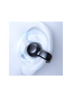 Mezone CLIPPER OWS Bluetooth Wireless Earphones With Intelligent Noise Reduction, HiFi Stereo Sound Effect & Touch Control, Black  - Image 2