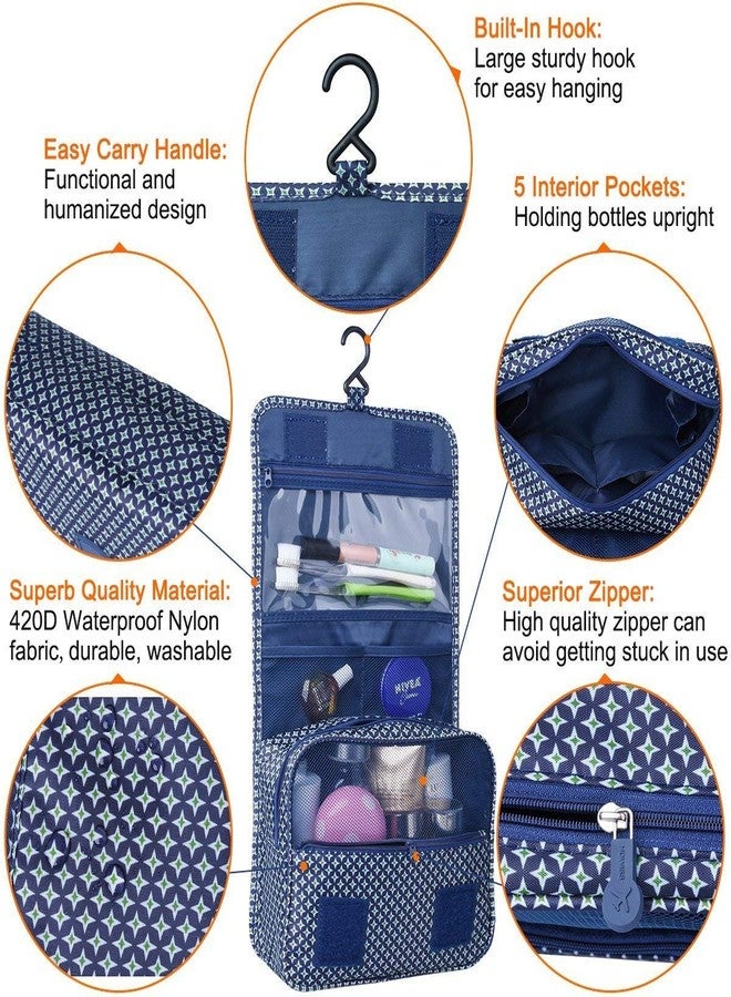 PUHBRHY Hanging Travel Toiletry Bag Cosmetic Make up Organizer Multi Function Portable Makeup Pouch for Women and Girls Waterproof Ladies Case Travelling Storage - Image 5