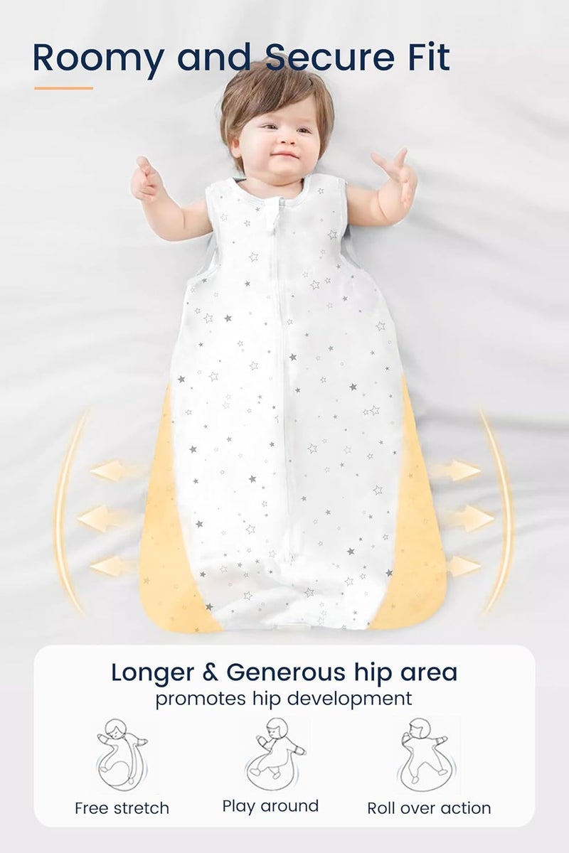TotAha Toddler Sleep Sack 2T-4T, Soft Wearable Blanket Baby Sleep Bag, Light 0.5 TOG or Medium-weight 1.0 TOG Sleeping Sacks - Image 3