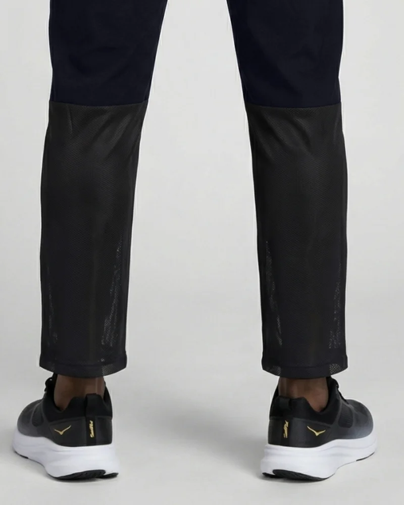 Musclemind Navy blue Breathable Mesh Training Pants for Men | Best Price UAE