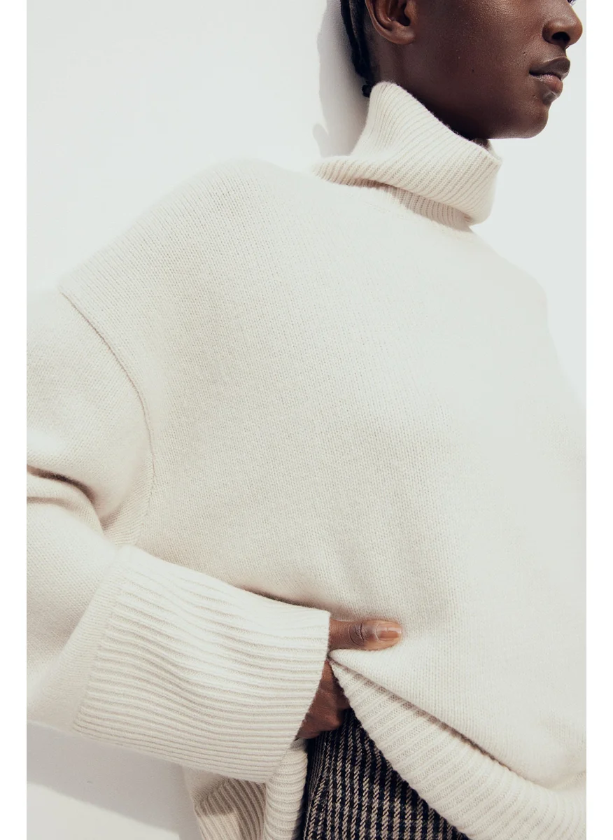 اتش اند ام Cashmere-Blend Polo-Neck Jumper