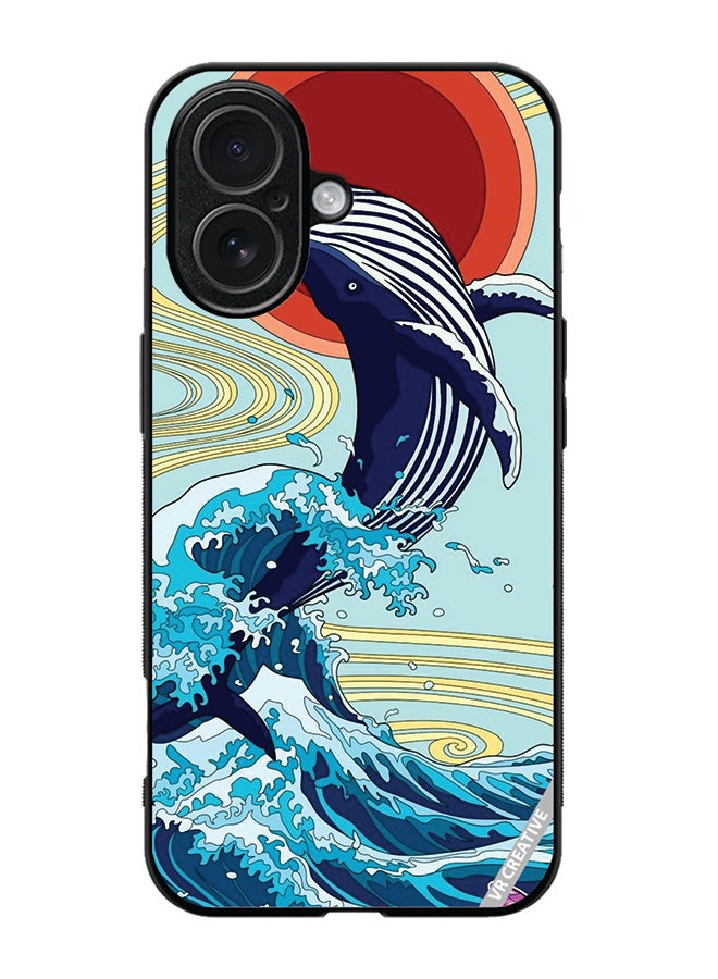 Protective Case Cover For Apple iPhone 17 Dolphin Design Multicolour