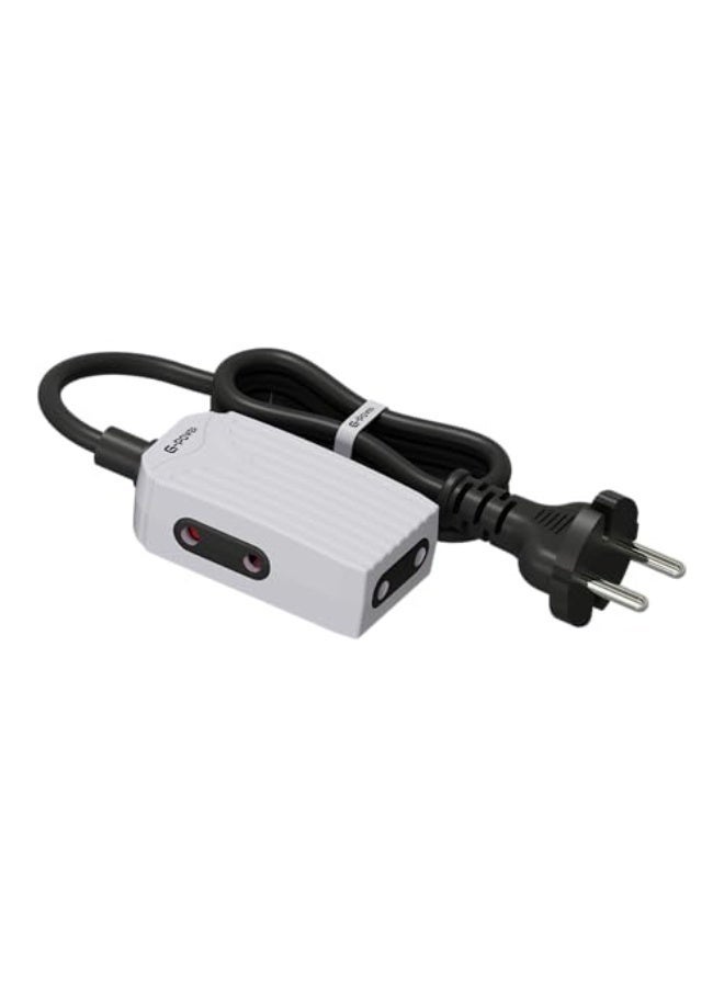 جي باور مقبس تمديد صغير G-Power GP612 مع واقي من زيادة التيار، 3 منافذ - 2500 واط، كابل بطول 1.5 متر - أبيض - Image 2