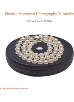 NIBEMINENT 360 Degree Rotatable Electric Motorized Photography Turntable Display Black  - Image 2
