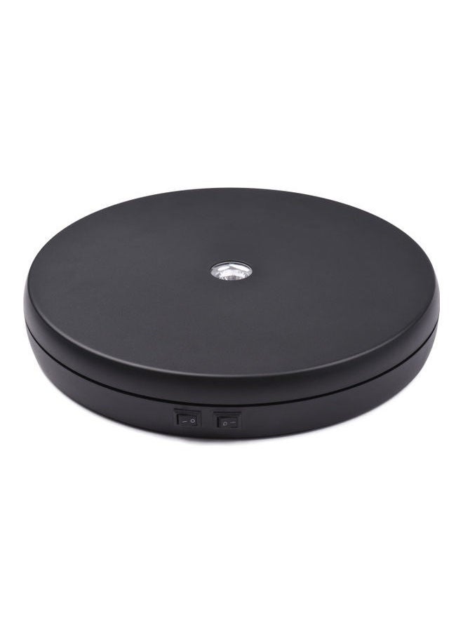 NIBEMINENT 360 Degree Rotatable Electric Motorized Photography Turntable Display Black  - Image 1