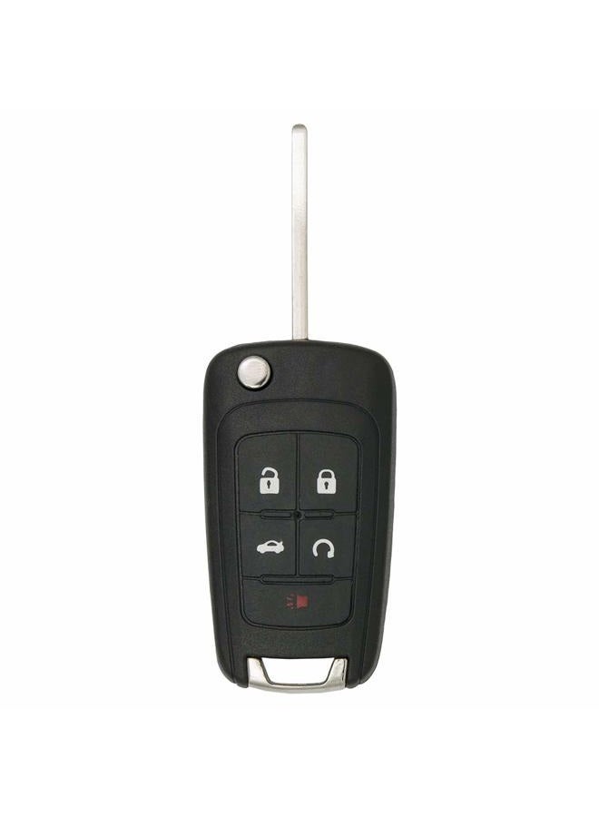 Keyless2Go New Keyless Remote 5 Button Flip Car Key Fob Select Impala Malibu Camaro Cruze Equinox And Other Vehicles That Use FCC OHT01060512 by Keyless2Go - Image 3