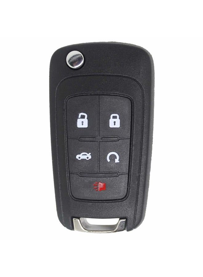 Keyless2Go New Keyless Remote 5 Button Flip Car Key Fob Select Impala Malibu Camaro Cruze Equinox And Other Vehicles That Use FCC OHT01060512 by Keyless2Go - Image 1
