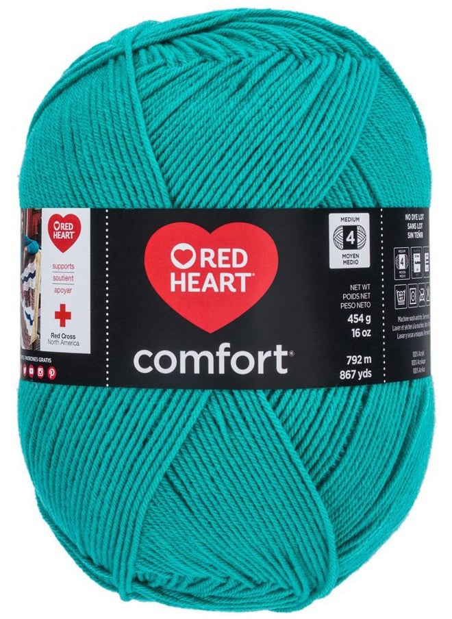 RED HEART RED HEART 60766 Comfort Yarn, Jade  - Image 1