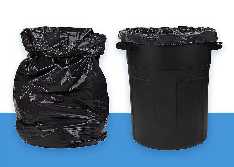 XML Garbage Bags/Dustbin Bag/Trash Bag/Waste Bag Home Kitchen Toilet Office School Garden Multipurpose (Small Size 17 x 19 inches- 90 bagsPack of 3, Black) - Image 3