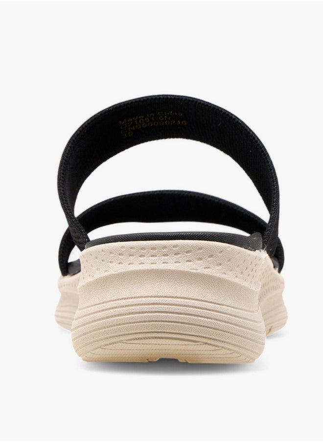 Le Confort Textured Slip-On Comfort Sandals with Platform Heels  - Image 5