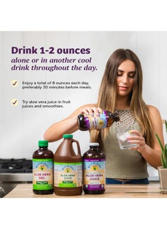 Lily Of the Desert Lily of The Desert Aloe Vera Juice Whole Leaf, 16 Fluid Ounce  - Image 5