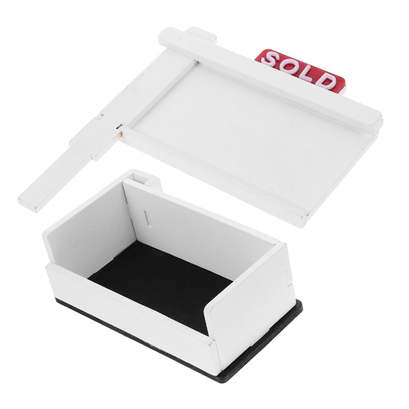 Adjustable Height Business Card Display Stand 10 Piece Holder Office Organizer - Image 2