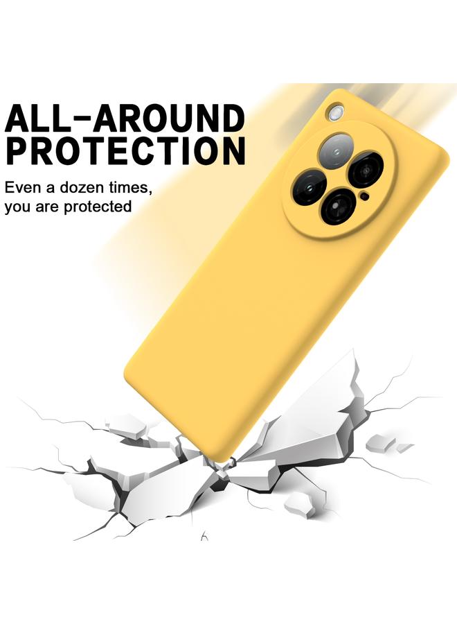 زبون جراب لهاتف Infinix Zero 40 4G بلون سادة من السيليكون السائل المقاوم للسقوط بتغطية كاملة - Image 5