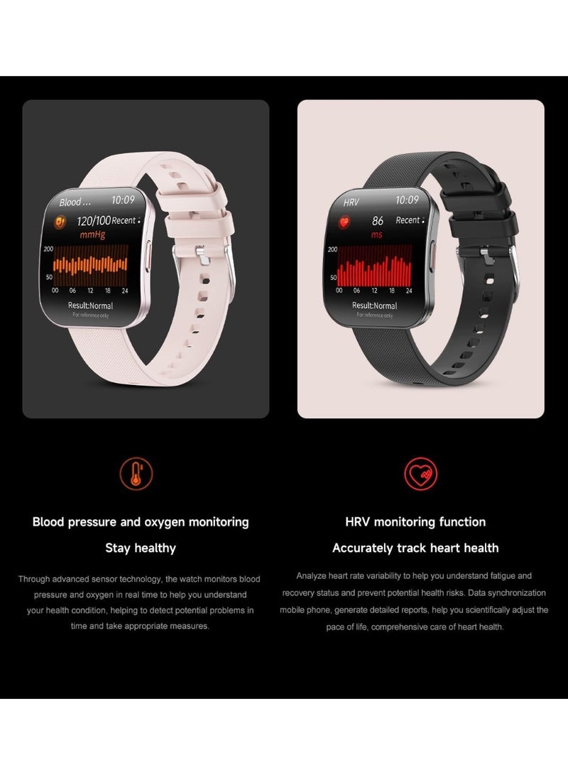 VALDUS VS61 PRO Smartwatch |1.85” AMOLED Screen | IP68 Waterproof | Bluetooth call | Health Monitor: Heart Rate, Blood Oxygen, Sleep, HRV | Multiple Sport Modes (Black) - Image 4