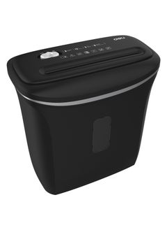 Deli Deli E9945 Paper Shredder, 6-Sheet Capacity, 2-Min Continuous Run Time, 12L Bin, 4×30mm Cross-Cut, Noise ≤80dB, Shreds Paper Clips & Staples, Black  - Image 3