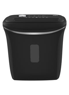 Deli Deli E9945 Paper Shredder, 6-Sheet Capacity, 2-Min Continuous Run Time, 12L Bin, 4×30mm Cross-Cut, Noise ≤80dB, Shreds Paper Clips & Staples, Black  - Image 4
