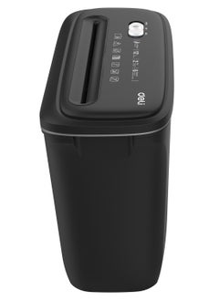 Deli Deli E9945 Paper Shredder, 6-Sheet Capacity, 2-Min Continuous Run Time, 12L Bin, 4×30mm Cross-Cut, Noise ≤80dB, Shreds Paper Clips & Staples, Black  - Image 5