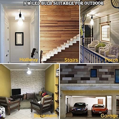 RENMAX 9-Watt B22 LED Bulb Round Shaped Sensor Operated Light Day/Night Automatic On-Off Cool White Light (Pack of 2) - Image 5