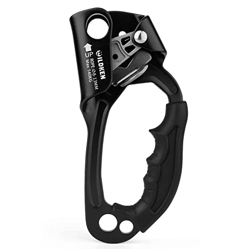 WILDKEN Climbing Hand Ascender Outdoor Mountaineering Tree Arborist Climbing Rappelling Equip Hand Ascender for 8-13MM Rope Left Right Hand Ascender - Image 1