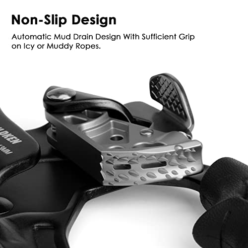 WILDKEN Climbing Hand Ascender Outdoor Mountaineering Tree Arborist Climbing Rappelling Equip Hand Ascender for 8-13MM Rope Left Right Hand Ascender - Image 5