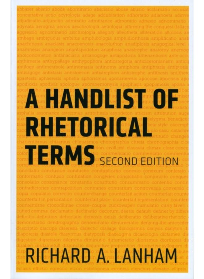 A Handlist of Rhetorical Terms