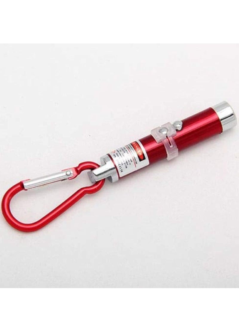 Generic - LED Laser Pen Pointer Flashlight - 2in1 - Red - Image 1