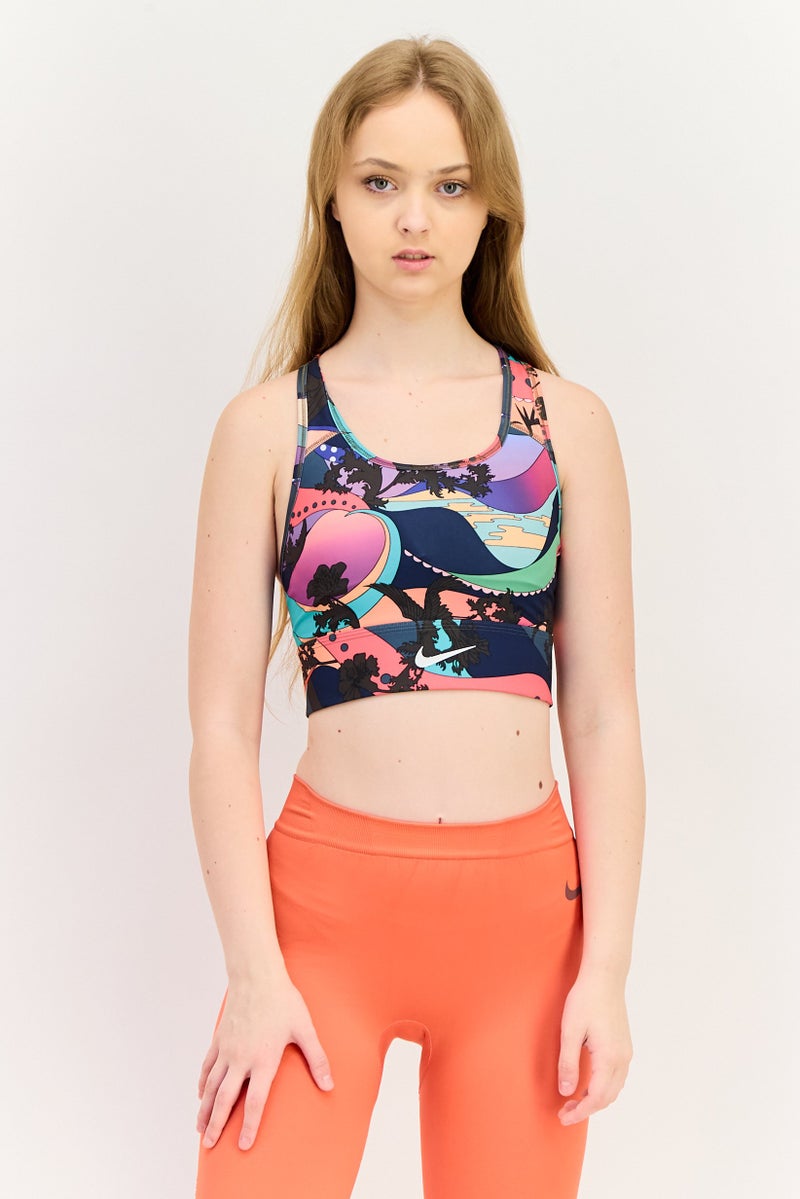 Nike Women Padded Training Sports Bra, Multicolor - Image 1