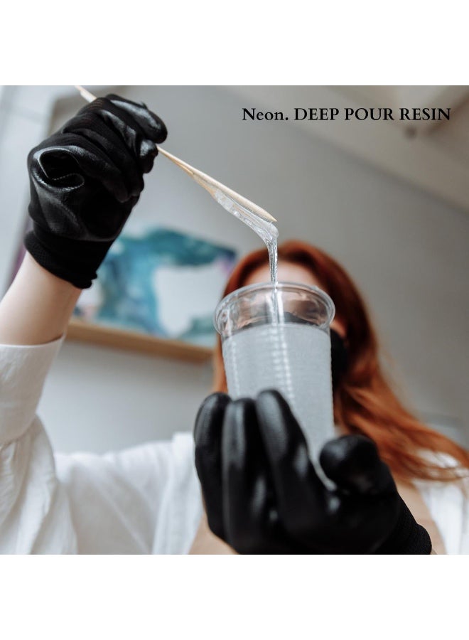 Neon Epoxy Resin 3 kg Kit (2:1 Ratio) – Clear, High Gloss, Bubble-Free, Deep Pour Epoxy for River Tables, Wood Projects & DIY Crafts (2–4 Inch Layer) - Image 2