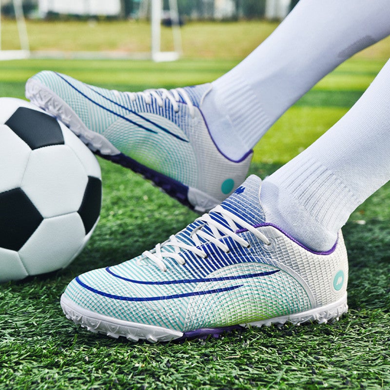 Competition A Pair Of Training Football Shoes Men'S Dingtalk Sneakers Children'S Broken Women'S Low-Top Lawn Sports Generation Price - Image 2