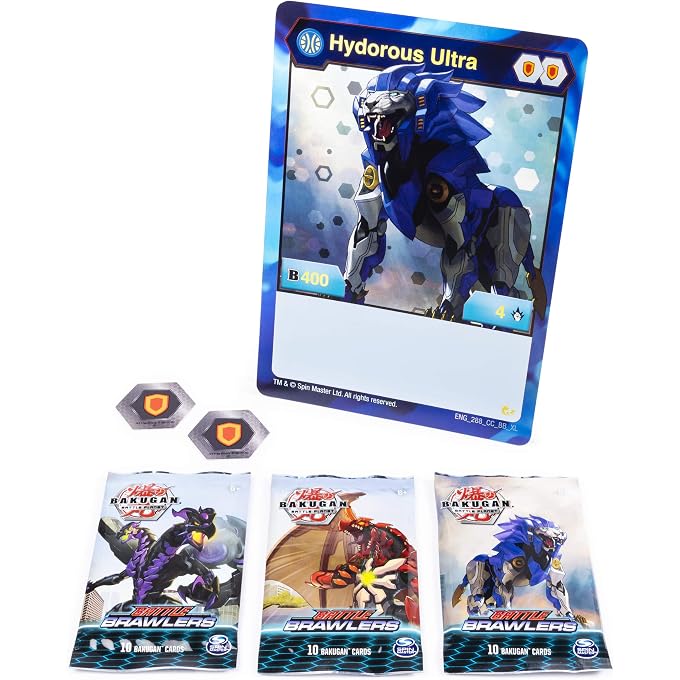 BAKUGAN , Deluxe Battle Brawlers Card Collection with Jumbo Foil Hydorous Ultra Card, for Ages 6 and Up - Image 2