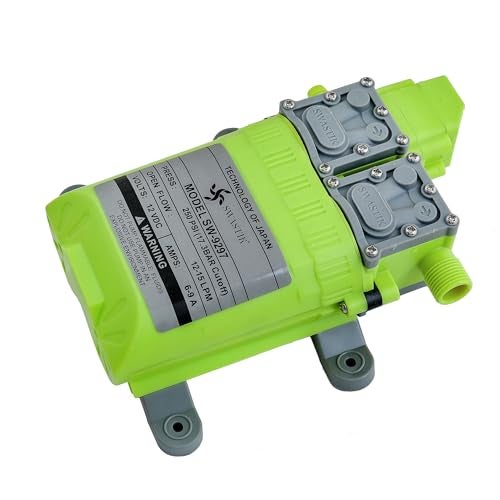 SWASTIK High Pressure Pumps 12v DC Water Pump Diaphragm Pump Double Motor Pump Motor (250 PSI FLOW RATE- 12 To 15 Liter Par Minute SW-9297) - Image 1