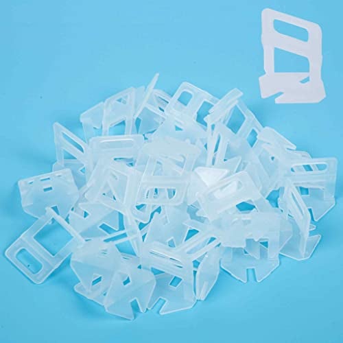 Zaptec Plastic Tile Levelling Spacer Clips 4 MM (100 Pcs) For Removing Lippage Unevenness During Tile Laying In Both Floor & Walls - Image 1