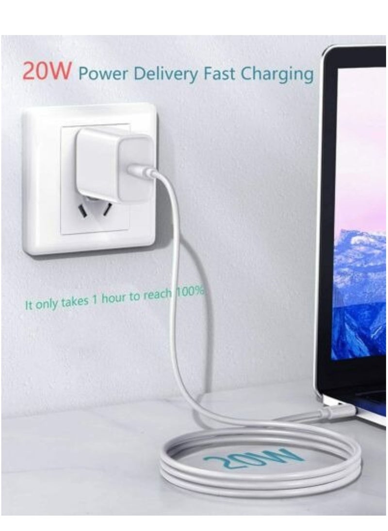 ELTRAZONE - "20W USB-C Fast Charger Cable for iPhone 13/12 Mini/11 Pro, XS Max, iPad - Rapid Charging & Syncing" - Image 1