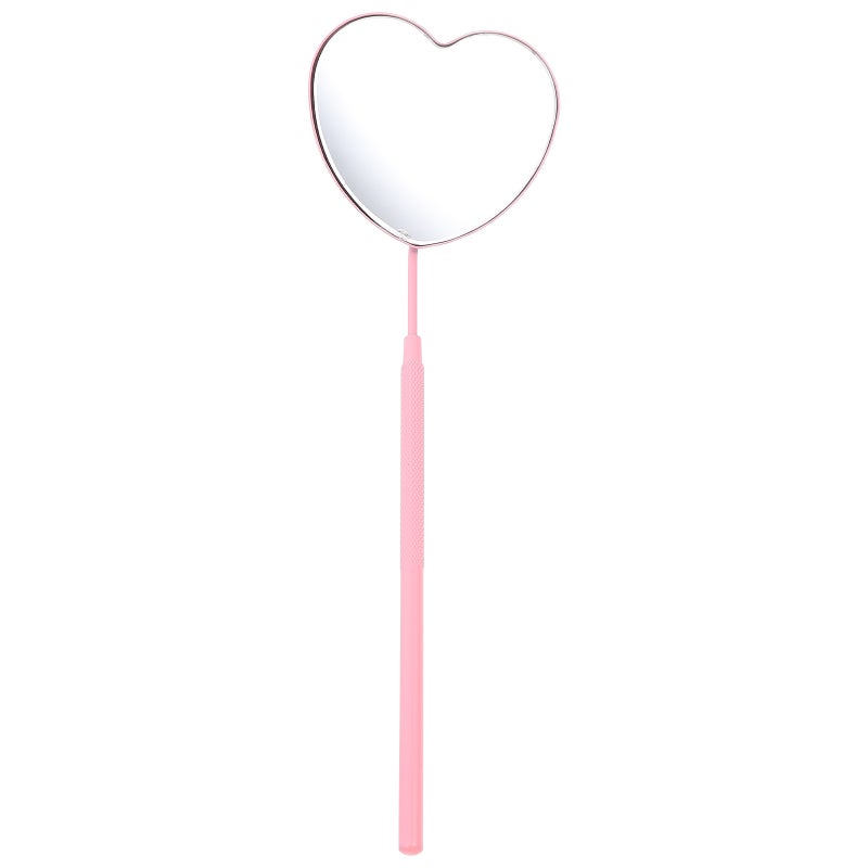 Portable Handheld Lash Extension Mirror with Non Slip Handle for Eyelash Detailing - Image 1