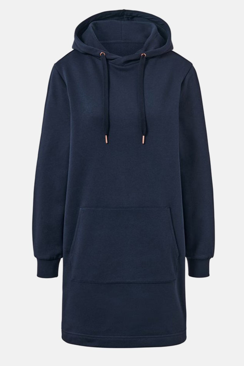 Tchibo Women Plain Sweater Dress, Navy - Image 3
