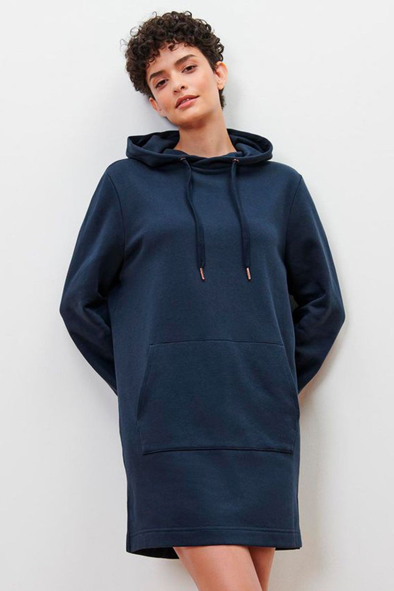 Tchibo Women Plain Sweater Dress, Navy - Image 1
