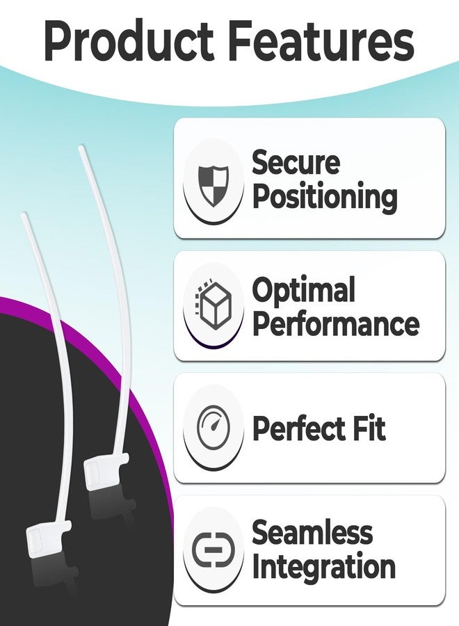 Joworthy 6 Pcs Hearing Aid Retention Tail Compatibl with Oticon 85dB Sport Lock, Retention Tail for Hearing Aids with Flexible Material, Low Touch & Secure Fit, Hearing Aid Fixing Tail - Image 4