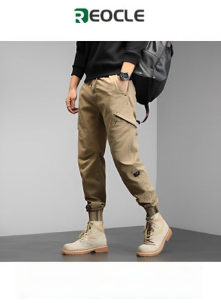 Mens Casual Pants Multi-Pockets Cargo Pants Jogger Multi Pockets Outdoor Hiking Work Sweatpants Gym Drawstring Long Pants - pzsku/ZA5C7800AB351F093786CZ/45/1750844517/ebc603a1-6e94-480d-9c09-4fc8b40ba73a