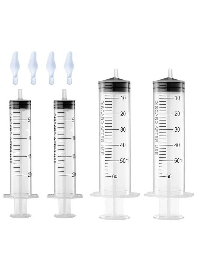 MiDube Small Pet Baby Bird Feeding Syringe with 2pcs 60ml Syringes + 2pcs 20ml Syringes + 4pcs Soft Feeding Spoons, Parrot Chick Pet Feeding Tool, Pet Manual Syringe - Image 5