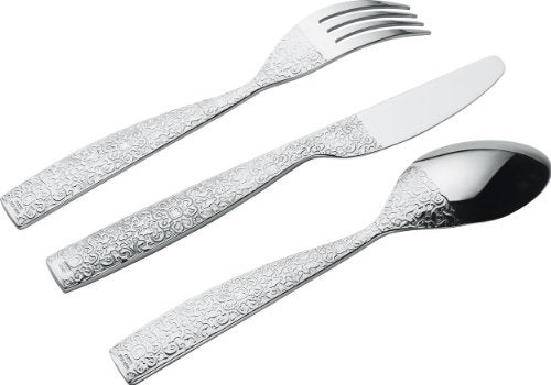 Alessi MW03S24 "Dressed" 24 Piece Cake Server Set, Silver - Image 5